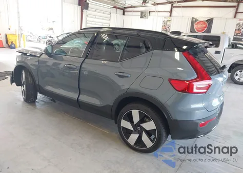 2023 Volvo Xc40 Recharge Pure Electric Twin Ultimate z USA, uszkodzony, nr VIN YV4ED3UMXP2087183